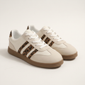 Women's Low Sneakers with Animal Print Details - Main packshot
