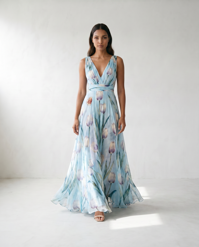 Victoria Tulip Wedding Guest Dress