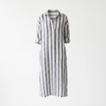Amaris Linen Long Shirt Dress