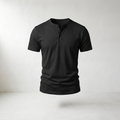 Sundrel Martin Short-Sleeve Henley Shirt - Black