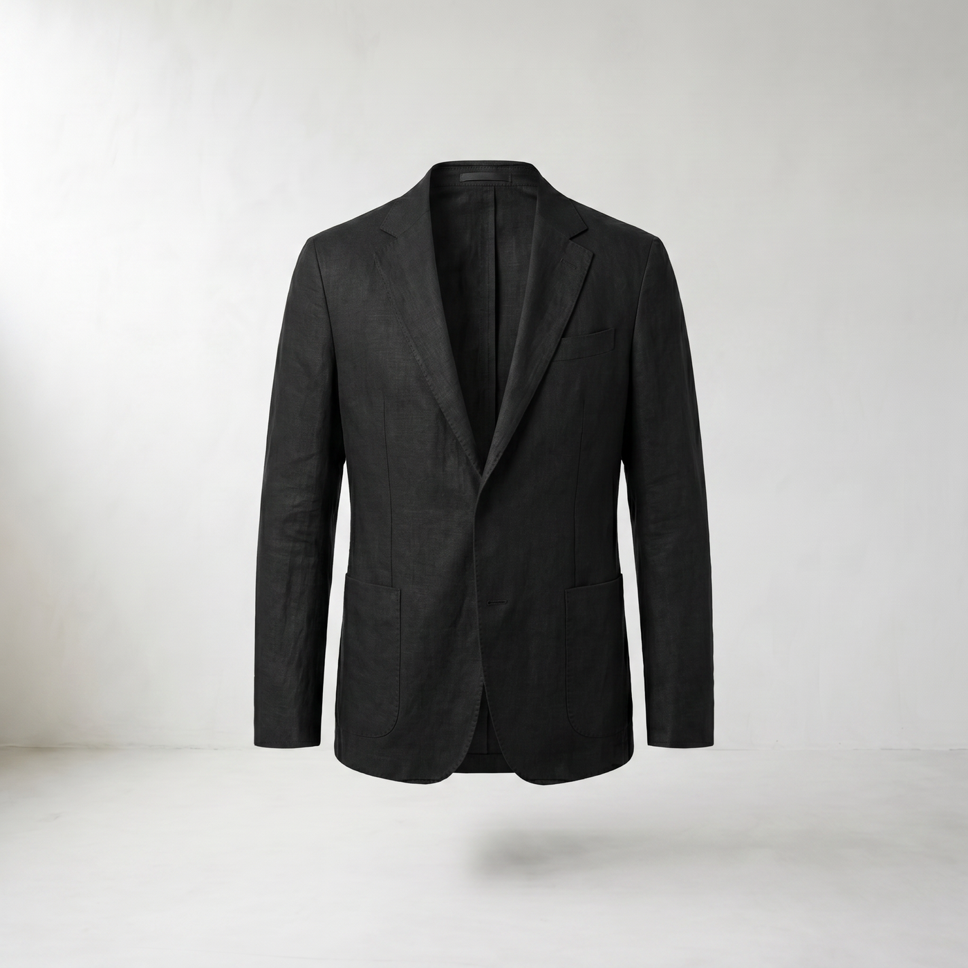 Sundrel Bodhi Lightweight Linen Blazer - Black