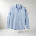 Sundrel Jonas Casual Linen Summer Shirt - Light blue