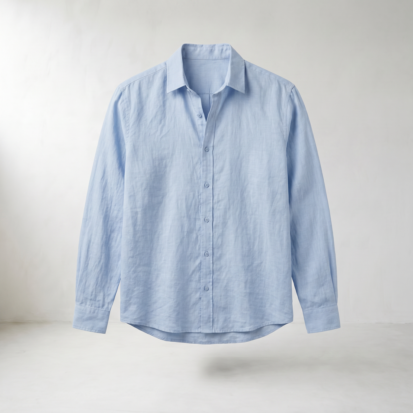 Sundrel Jonas Casual Linen Summer Shirt - Light blue