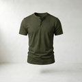 Sundrel Martin Short-Sleeve Henley Shirt - Green