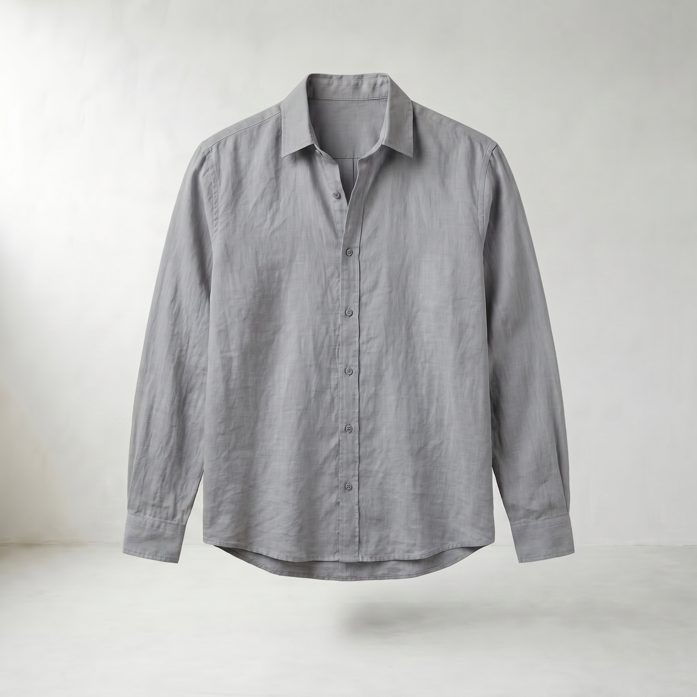 Sundrel Jonas Casual Linen Summer Shirt - Grey