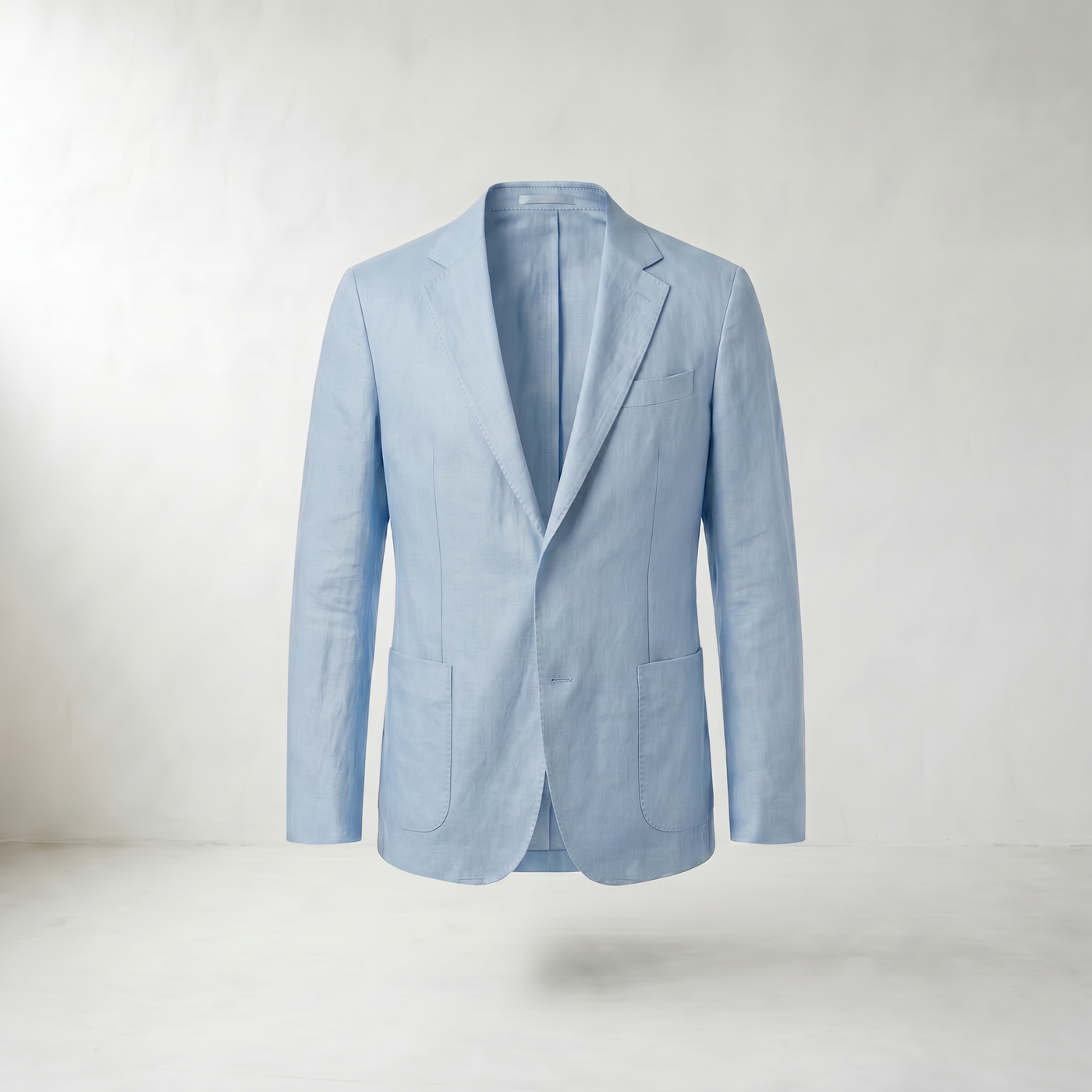 Sundrel Bodhi Lightweight Linen Blazer - Light Blue