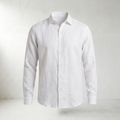 Sundrel Aden Linen Button-Down Shirt - White