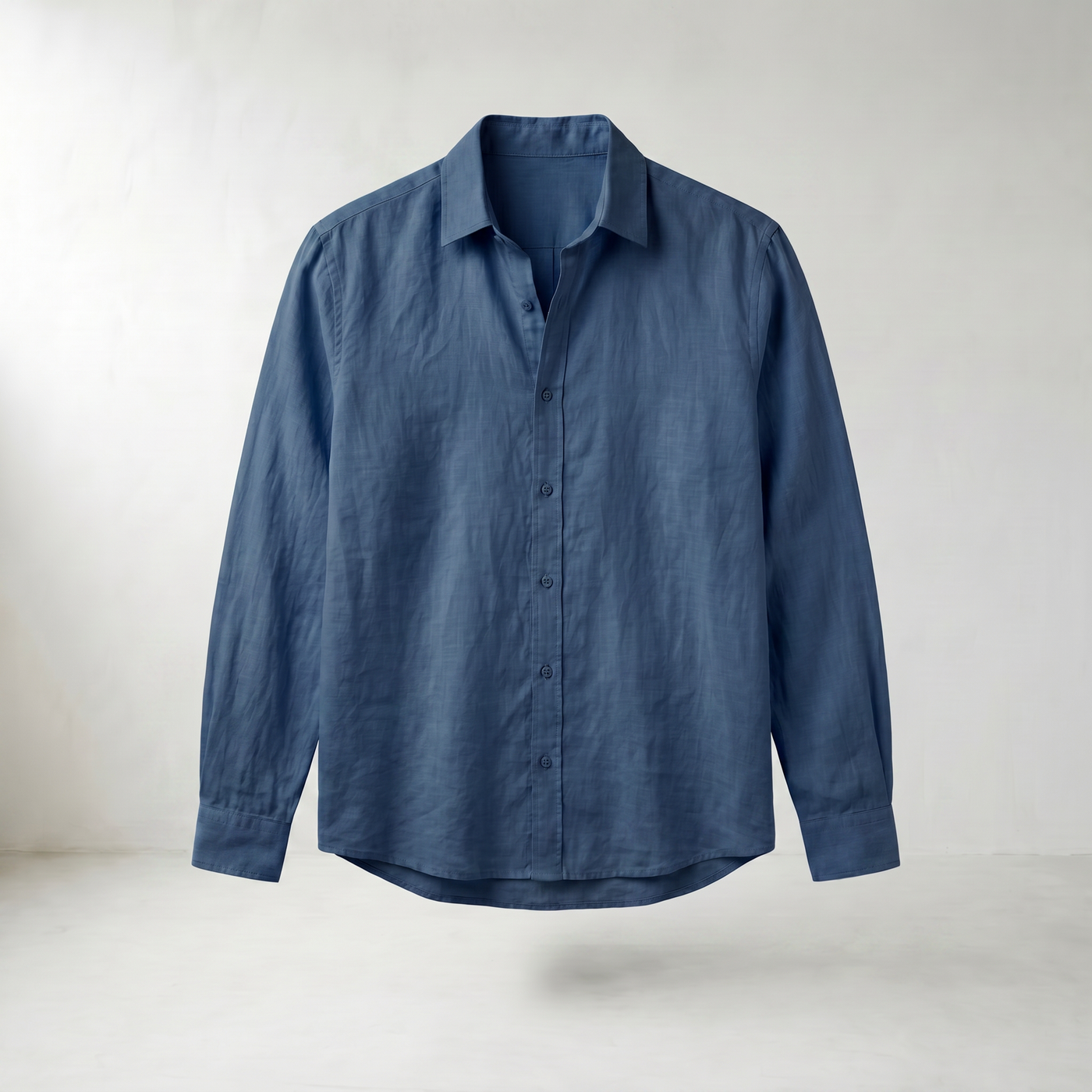 Sundrel Jonas Casual Linen Summer Shirt - Dark blue