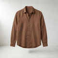 Sundrel Jonas Casual Linen Summer Shirt - Brown