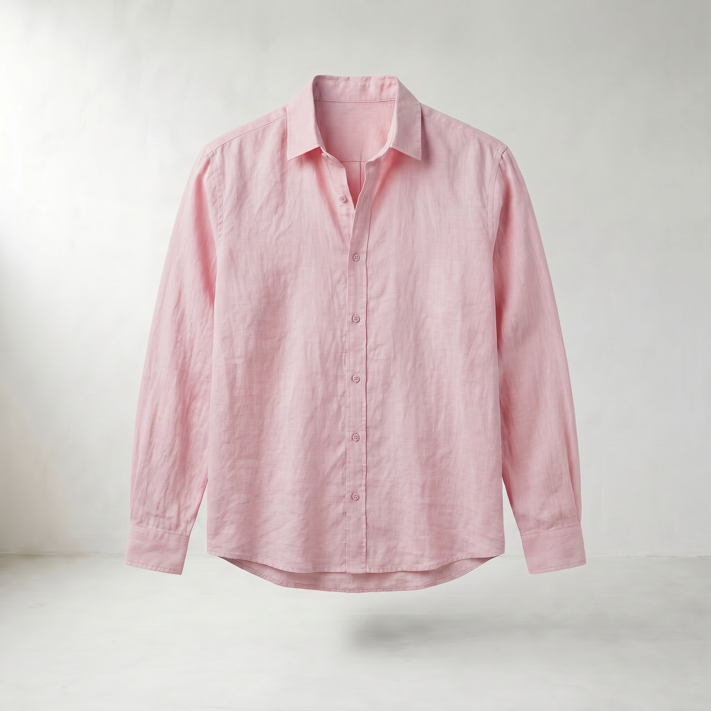 Sundrel Jonas Casual Linen Summer Shirt - Pink