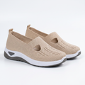 Non-Slip Shoes for Elderly Women Designed for Stability Soft - Beige mannequin product-only image