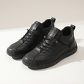 Evelyn Comfortable Supportive Sneakers - Black mannequin product-only image