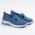 Non-Slip Shoes for Elderly Women Designed for Stability Soft - Blue mannequin product-only image