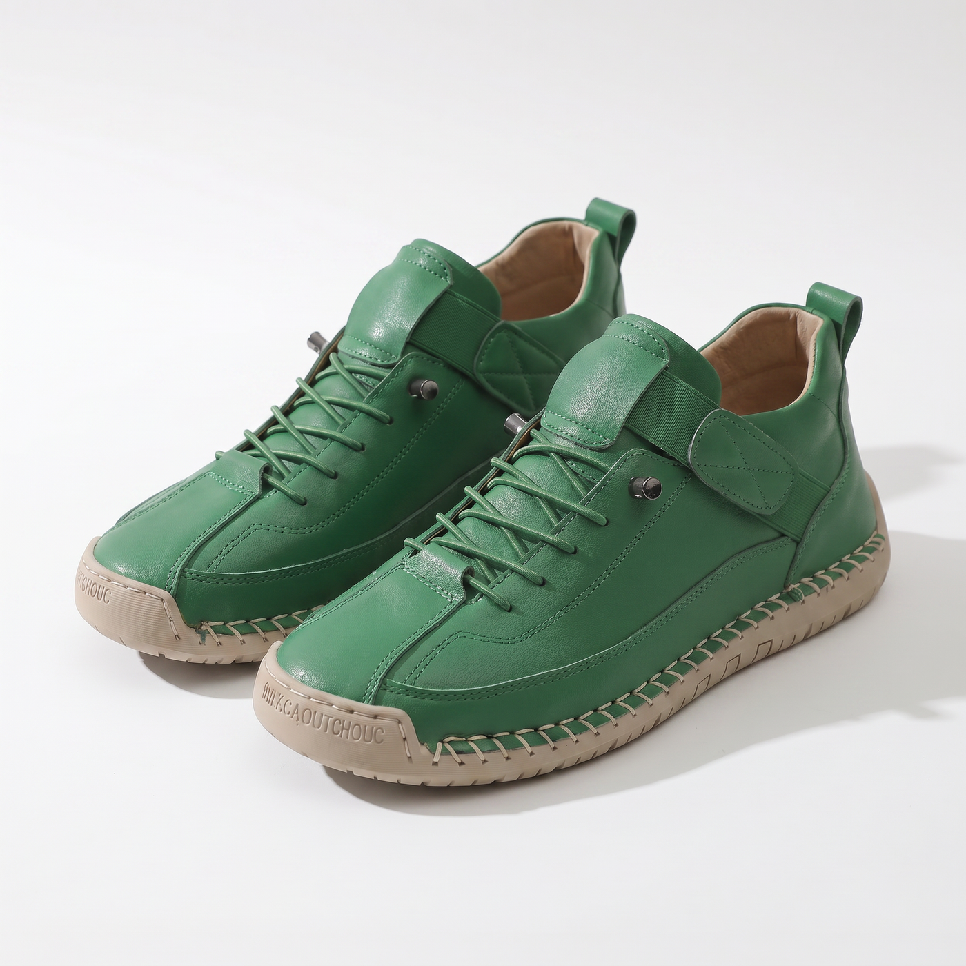 Evelyn Comfortable Supportive Sneakers - Green mannequin product-only image