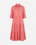 A-Line Flattering Summer Dress - Light Red mannequin product-only image