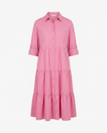 A-Line Flattering Summer Dress - Pink mannequin product-only image