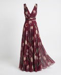 Victoria Tulip Wedding Guest Dress - Burgundy