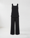 Abigail | Chic Two-Piece Set - Black